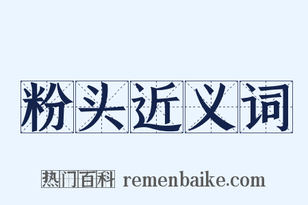 粉头近义词是什么意思的图片